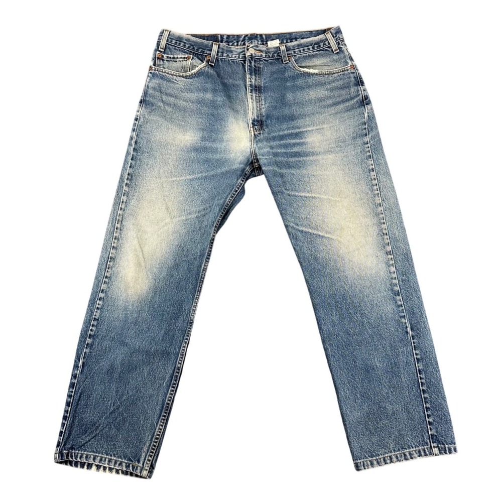 Vintage Levi's 505 Jeans Mens 40x32 Regular Fit Straight Leg Y2K Faded Denim
